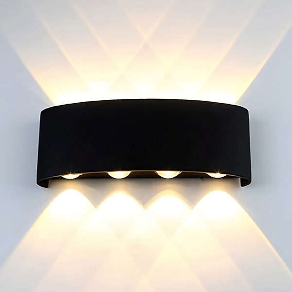 Aplique de pared lupa 8 ojos